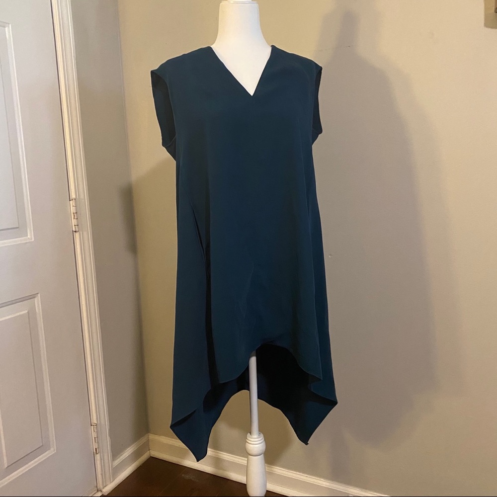 Rachel Roy High-Low Sheath Dress - Dark Teal